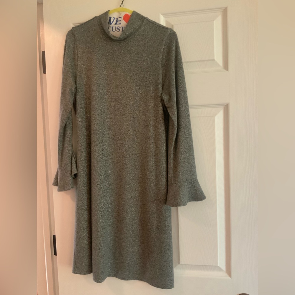 WHBM gray dress with glitter. Small.